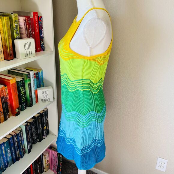 TORN by Ronny Kobo Scuffed Lemon Hope Knit Mini Dress Size M - Picture 6 of 10